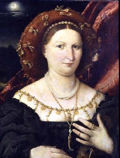 Lorenzo Lotto Portrait of Lucina Brembati France oil painting art